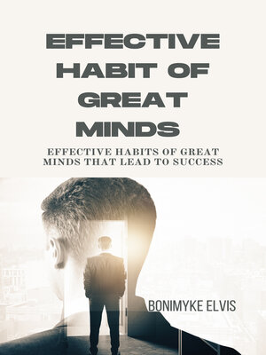 cover image of EFFECTIVE HABIT OF GREAT MINDS